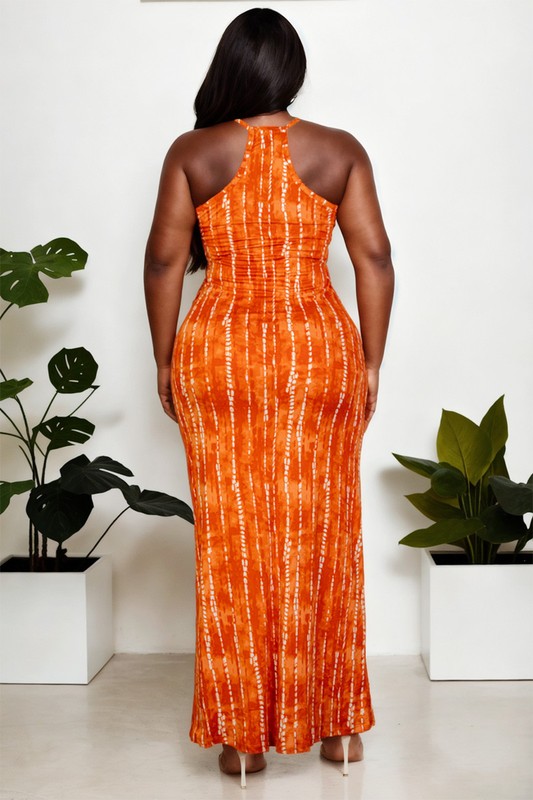 Plus Size Tie Dye Printed Cami Bodycon Maxi Dress – Vogueish Plus Size Tie Dye Printed Cami Bodycon Maxi Dress – Vogueish